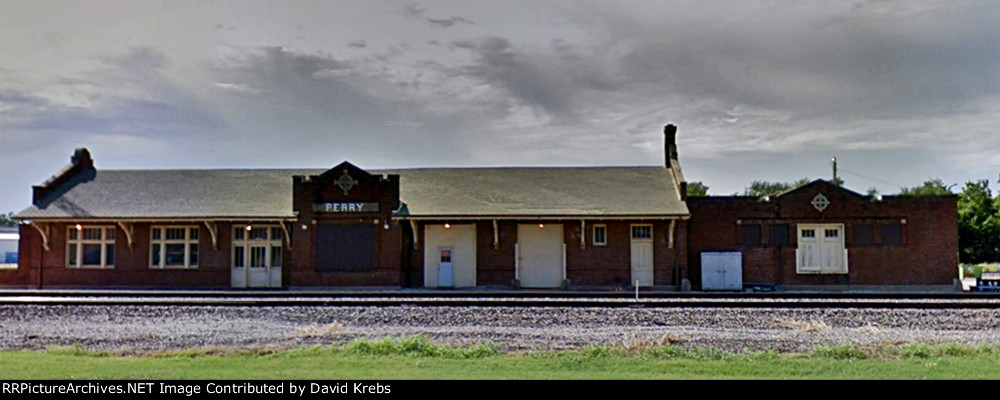 Freight side of Perry station